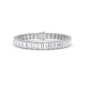 Bracelet en diamant LG émeraude en or jaune - BH Diamond Center Anvers