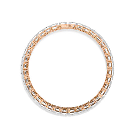 Bracelet en diamant LG émeraude en or jaune - BH Diamond Center Anvers