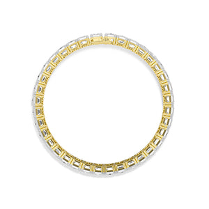 Bracelet en diamant LG émeraude en or rose - BH Diamond Center Anvers