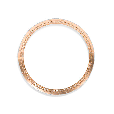 Baguette LG diamanten armband in Witgoud - BH Diamond Center Antwerpen