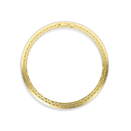 Baguette LG diamanten armband in Witgoud - BH Diamond Center Antwerpen