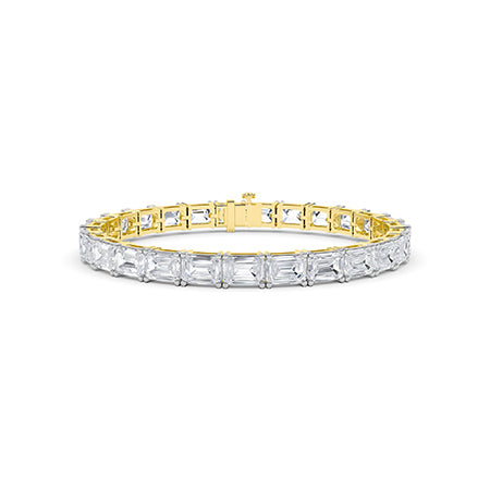 Smaragd LG diamanten armband in Roségoud - BH Diamond Center Antwerpen