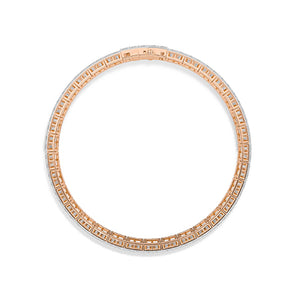 Bracelet en diamant LG princesse en or jaune - BH Diamond Center Anvers