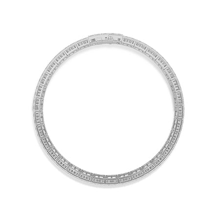Bracelet en diamant LG princesse en or jaune - BH Diamond Center Anvers