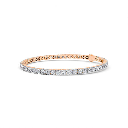 Rond LG diamanten armband in Witgoud - BH Diamond Center Antwerpen