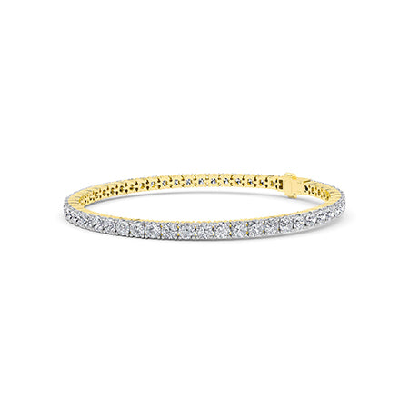 Rond LG diamanten armband in Witgoud - BH Diamond Center Antwerpen