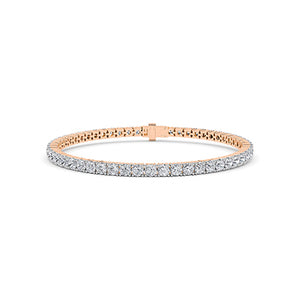 Rond LG diamanten armband in Witgoud - BH Diamond Center Antwerpen