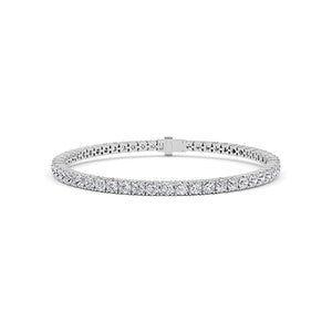 Rond LG diamanten armband in Witgoud - BH Diamond Center Antwerpen