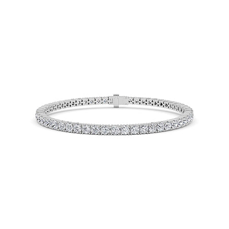 Rond LG diamanten armband in Witgoud - BH Diamond Center Antwerpen