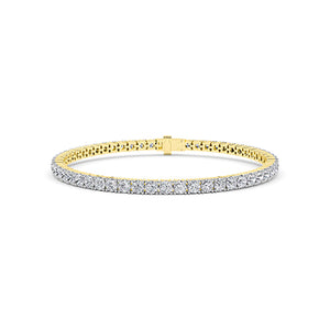 Rond LG diamanten armband in Witgoud - BH Diamond Center Antwerpen
