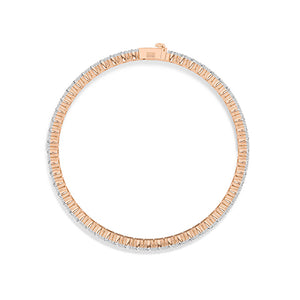 Rond LG diamanten armband in Witgoud - BH Diamond Center Antwerpen