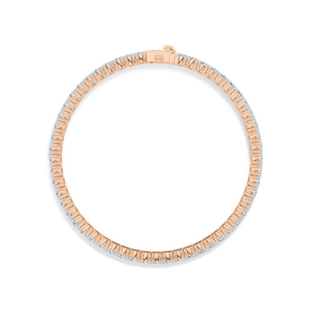 Rond LG diamanten armband in Witgoud - BH Diamond Center Antwerpen
