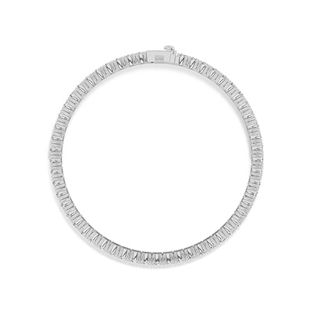 Rond LG diamanten armband in Witgoud - BH Diamond Center Antwerpen