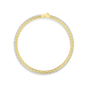 Rond LG diamanten armband in Witgoud - BH Diamond Center Antwerpen