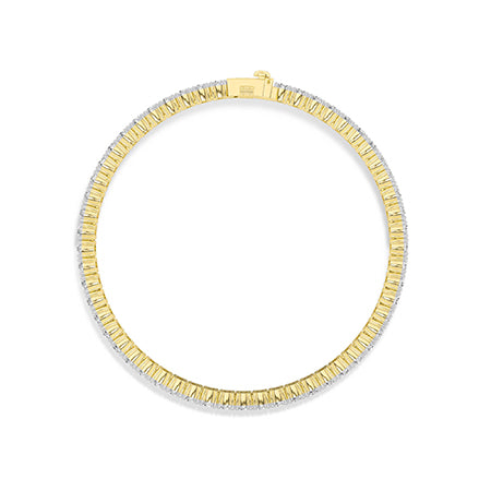 Rond LG diamanten armband in Witgoud - BH Diamond Center Antwerpen