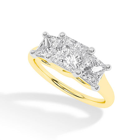 Princess LG diamanten ring in Roségoud - BH Diamond Center Antwerpen