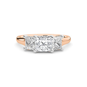 Princess LG diamanten ring in Roségoud - BH Diamond Center Antwerpen