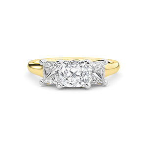 Princess LG diamanten ring in Roségoud - BH Diamond Center Antwerpen