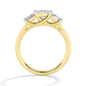 Princess LG diamanten ring in Roségoud - BH Diamond Center Antwerpen