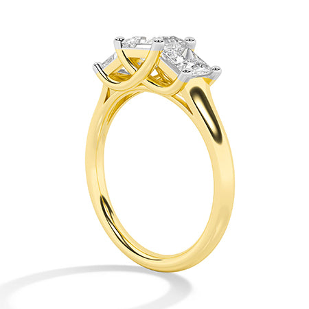Princess LG diamanten ring in Roségoud - BH Diamond Center Antwerpen