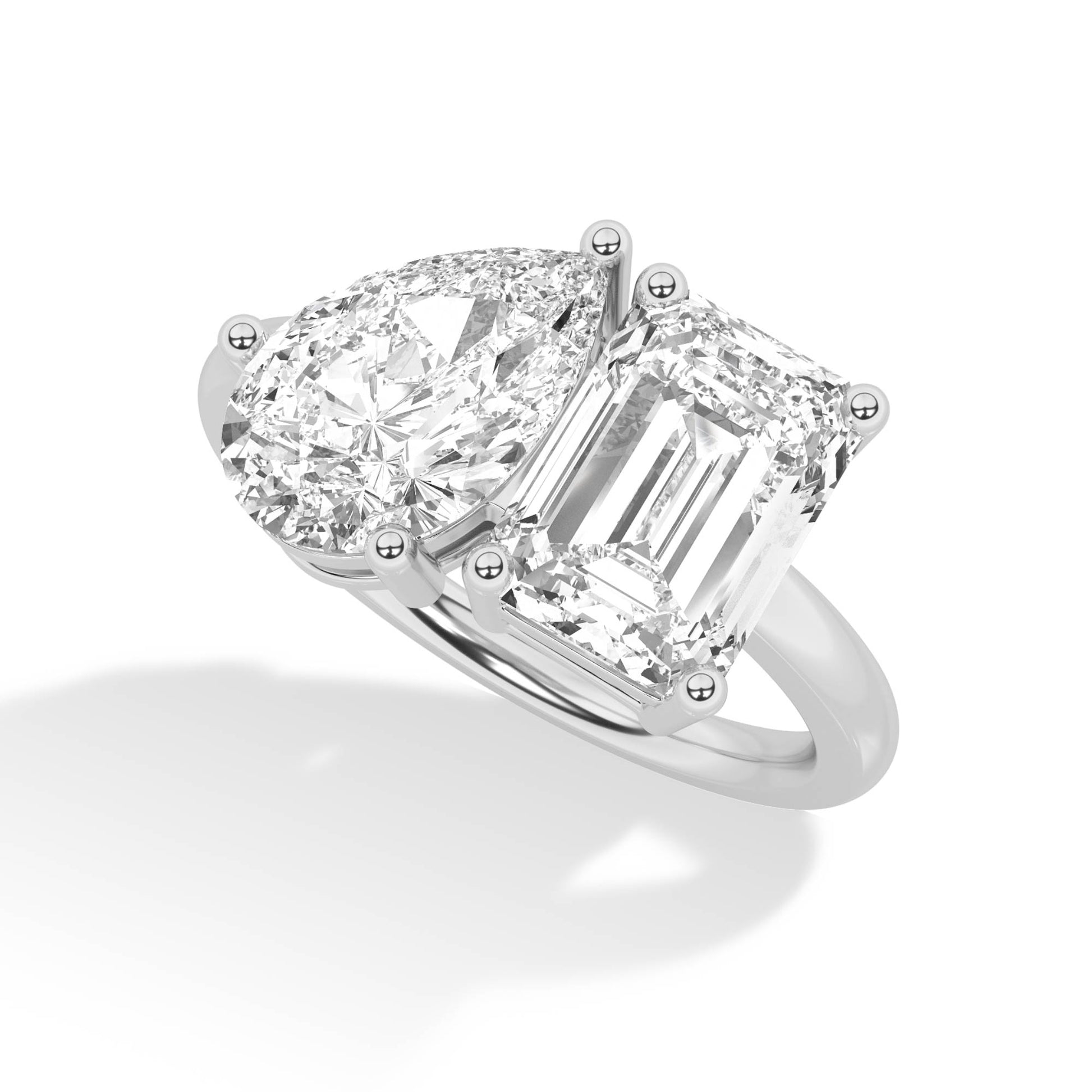 LR60710-3 lab-grown diamond ring