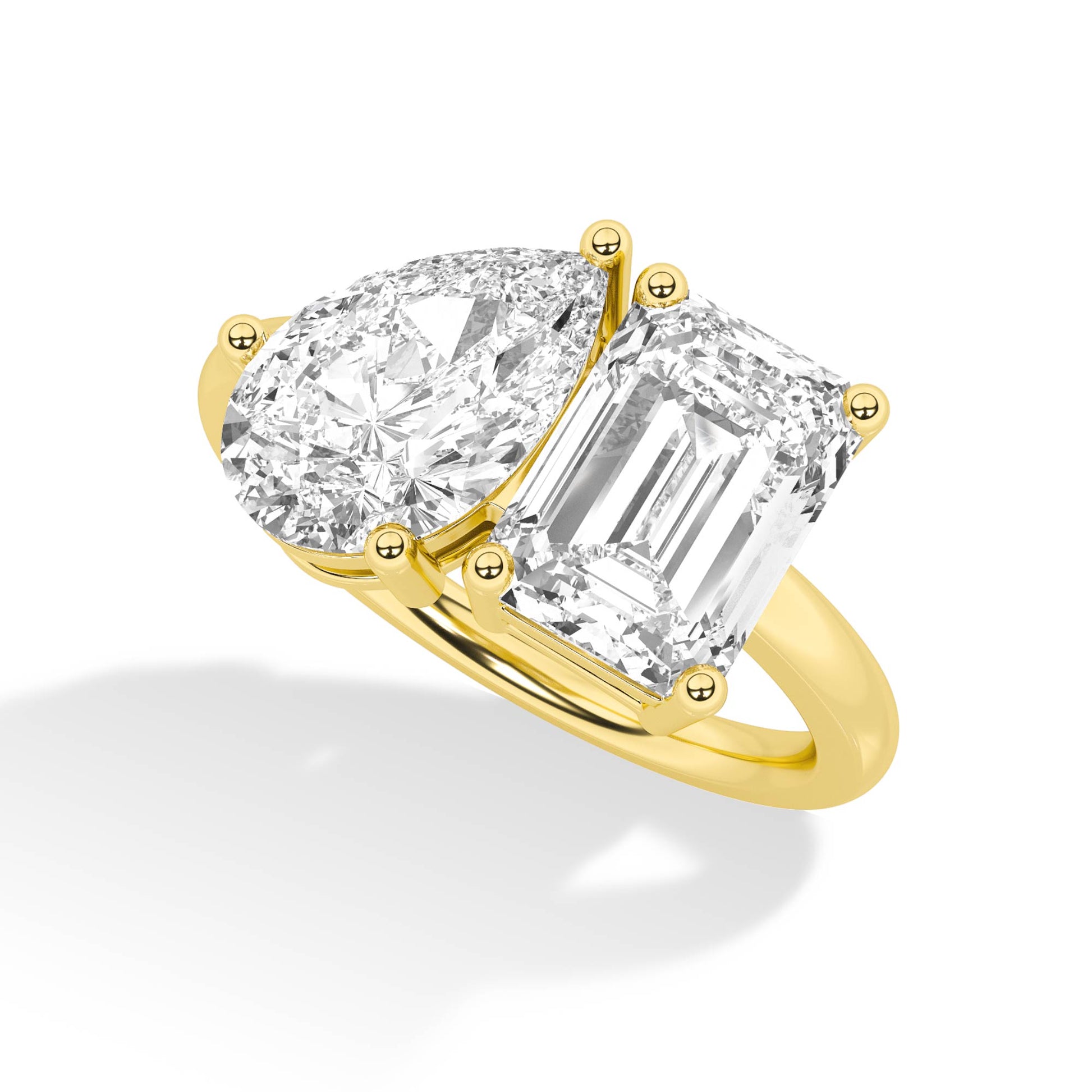 LR60710-3 lab-grown diamond ring