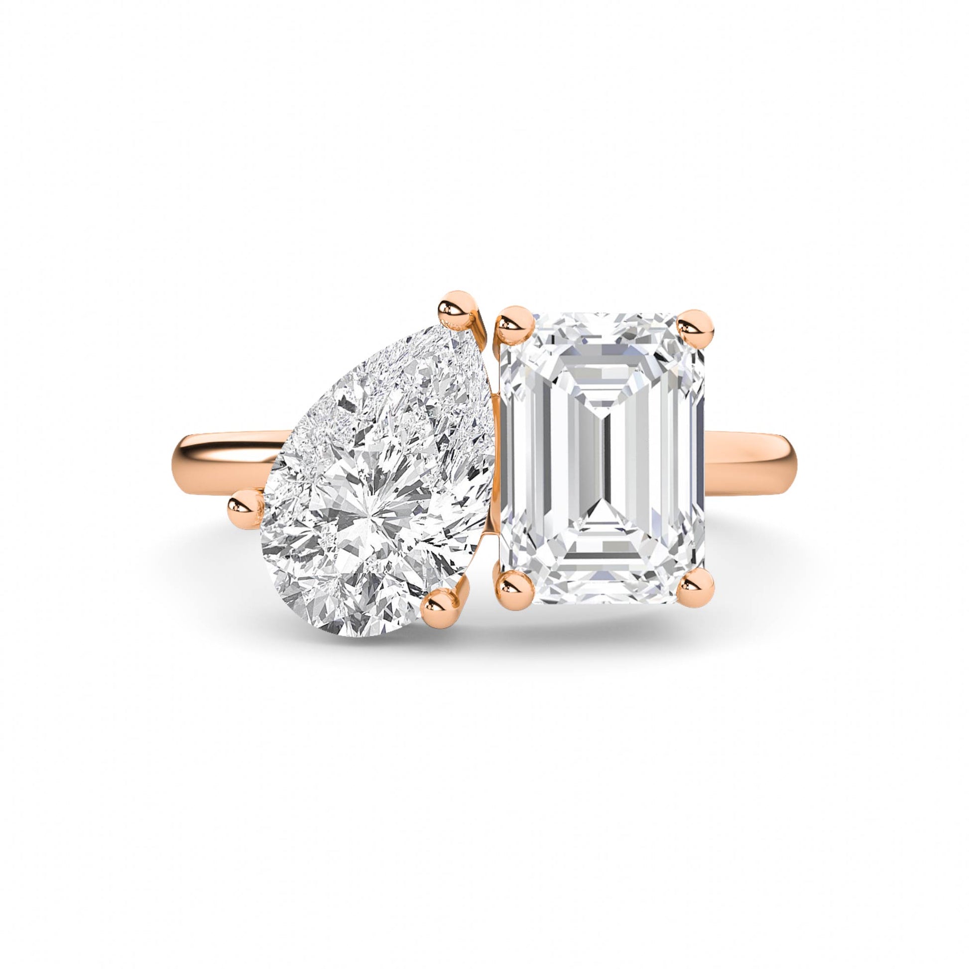 LR60710-3 lab-grown diamond ring