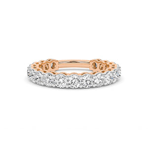 Bague en diamant LG ronde en or blanc - BH Diamond Center Anvers
