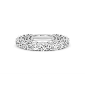 Bague en diamant LG ronde en or blanc - BH Diamond Center Anvers