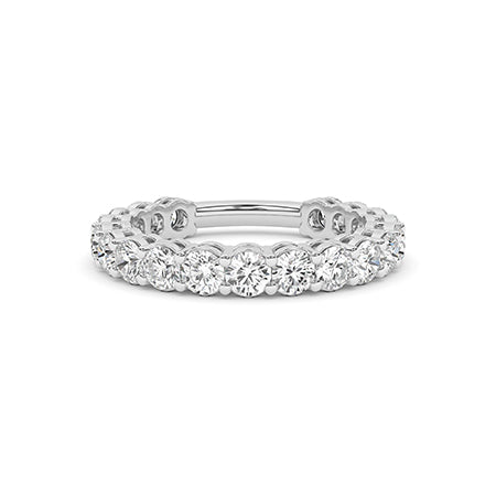 Round LG Diamond Ring in White Gold - BH Diamond Center Antwerp