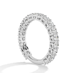 Bague en diamant LG ronde en or blanc - BH Diamond Center Anvers