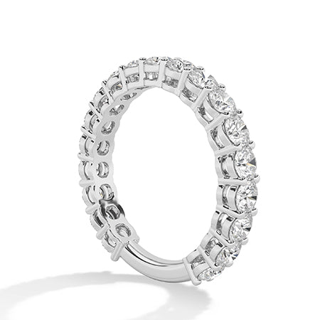 Bague en diamant LG ronde en or blanc - BH Diamond Center Anvers