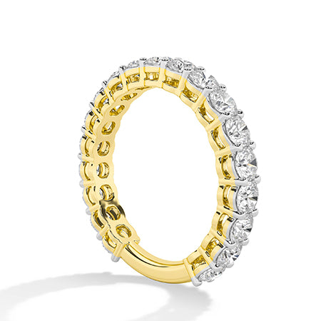 Bague en diamant LG ronde en or blanc - BH Diamond Center Anvers
