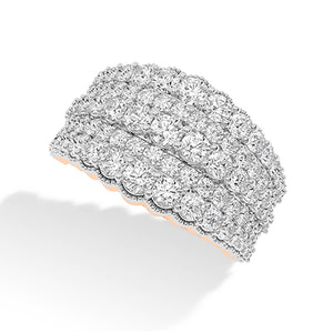 Round LG Diamond Ring in Rose Gold - BH Diamond Center Antwerp