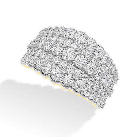 Round LG Diamond Ring in Rose Gold - BH Diamond Center Antwerp