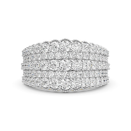 Round LG Diamond Ring in Rose Gold - BH Diamond Center Antwerp