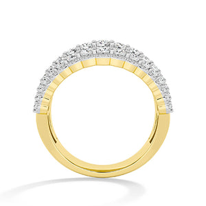 Round LG Diamond Ring in Rose Gold - BH Diamond Center Antwerp
