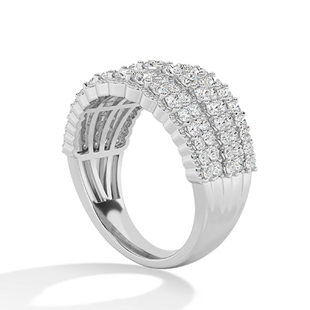 Round LG Diamond Ring in Rose Gold - BH Diamond Center Antwerp