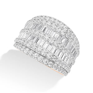 Round LG Diamond Ring in Rose Gold - BH Diamond Center Antwerp