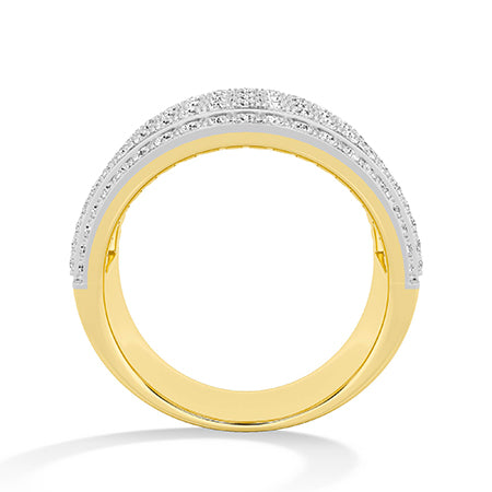 Round LG Diamond Ring in Rose Gold - BH Diamond Center Antwerp