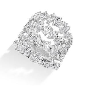 Pear LG Diamond Ring in White Gold - BH Diamond Center Antwerp