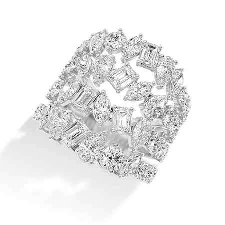 Pear LG Diamond Ring in White Gold - BH Diamond Center Antwerp