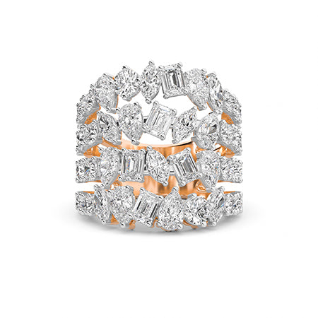 Pear LG Diamond Ring in White Gold - BH Diamond Center Antwerp