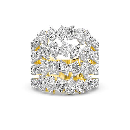 Pear LG Diamond Ring in White Gold - BH Diamond Center Antwerp