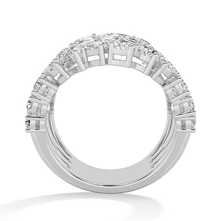 Pear LG Diamond Ring in White Gold - BH Diamond Center Antwerp