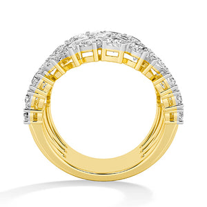 Pear LG Diamond Ring in White Gold - BH Diamond Center Antwerp