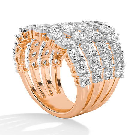 Pear LG Diamond Ring in White Gold - BH Diamond Center Antwerp