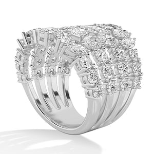 Pear LG Diamond Ring in White Gold - BH Diamond Center Antwerp