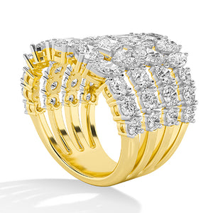Pear LG Diamond Ring in White Gold - BH Diamond Center Antwerp