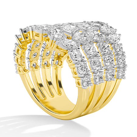Pear LG Diamond Ring in White Gold - BH Diamond Center Antwerp